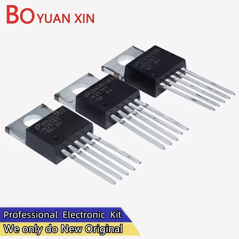 10pcs LM2576T TO-220-5 LM2576T-3.3 LM2576T-5.0 LM2576T-12 LM2576T-ADJ TO-220 LM2576 3V 5V 12V Voltage Regulator Chip