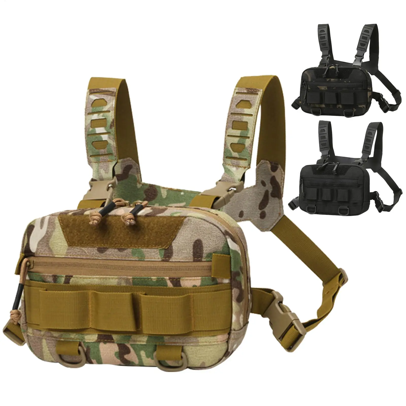 

Fishing Chest Bag Running Chest Pack Oxford Cloth Portable Fishing Chest Bag Climbing Camping Backpacks Sports Chest Bag