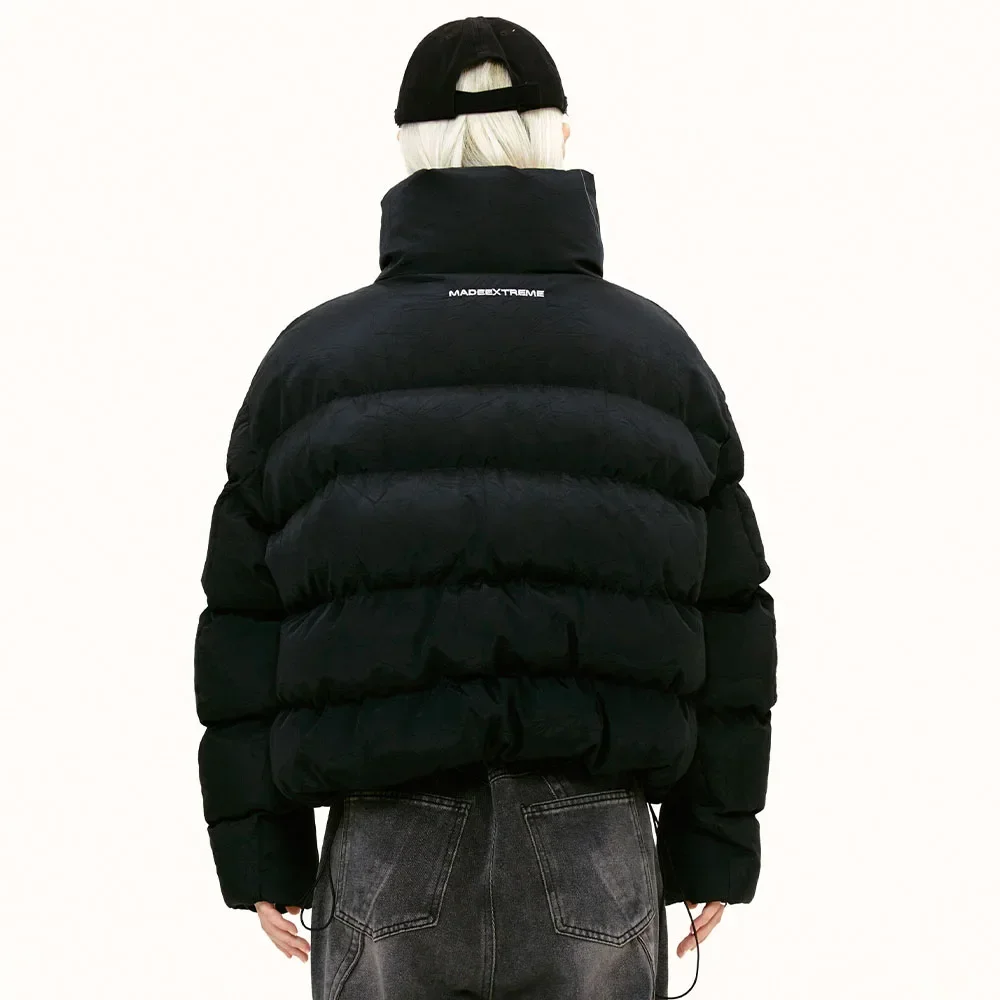 Gemacht extreme Puffer Jacke Streetwear Stand Kragen warme Winter Männer Parkas Hip Hop übergroße Männer Parka Jacke koreanische warme Outwear