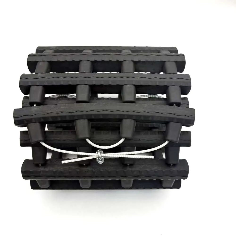 80CM Portable Tire Traction Mat Emergency Vehicle Recovery Track Ladder Anti-Skid Chains for Ice Snow Sand