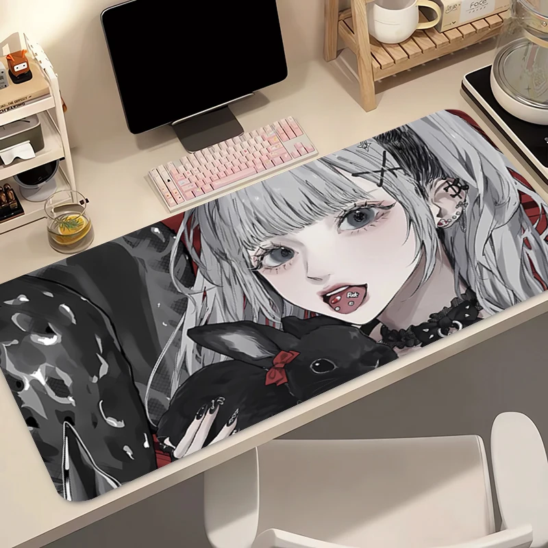 Gaming Mouse Pad Large Computer Anime Girls Office Laptop Mousepad Desk Mat PC Anime Carpet Keyboard Gamer Accessories Table Pad
