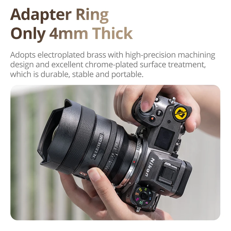 Viltrox E-Z Booster Lens Mount Adapter Auto Focus for Sony E-mount Lens Adapter to Nikon Z-mount Series Mirrorless Camera Z5 Z50