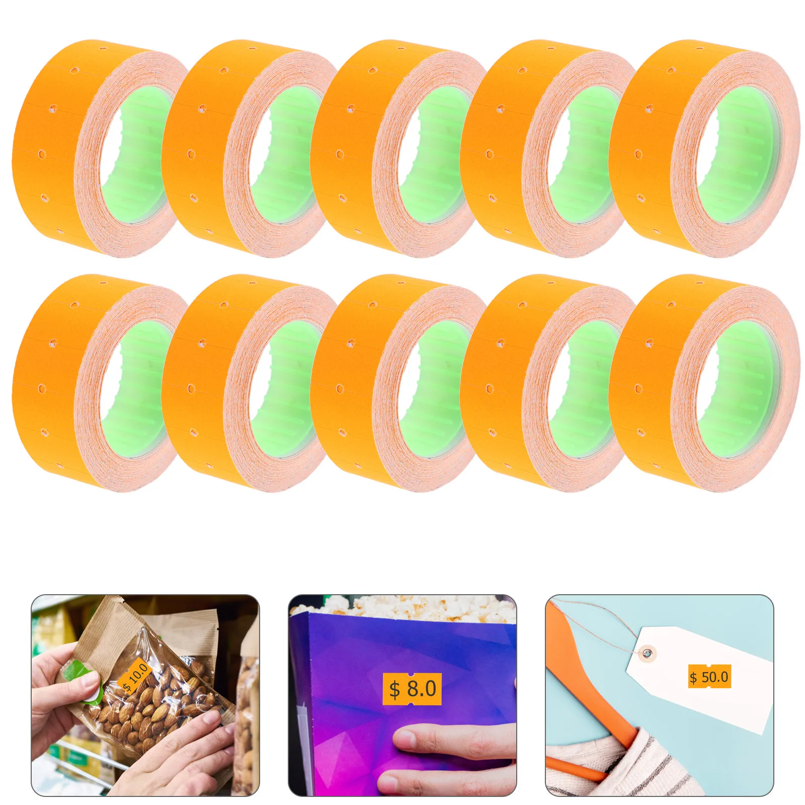 

Self Adhesive Price Labels Sticker Maker Tape for Jewelry Sale Signs Retail Store Tags Commerce Market Accessory