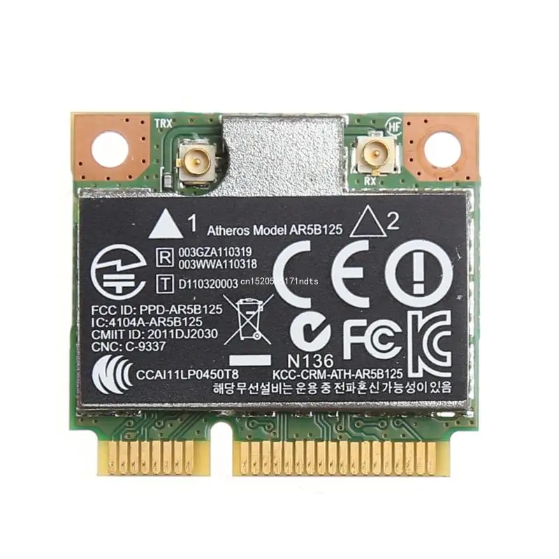 Wireless Network Card WiFi WLAN Adapter PCI for Express x1 Atheros AR5B125 AR9485 for HP PN 670036-001 SPS 675794-001