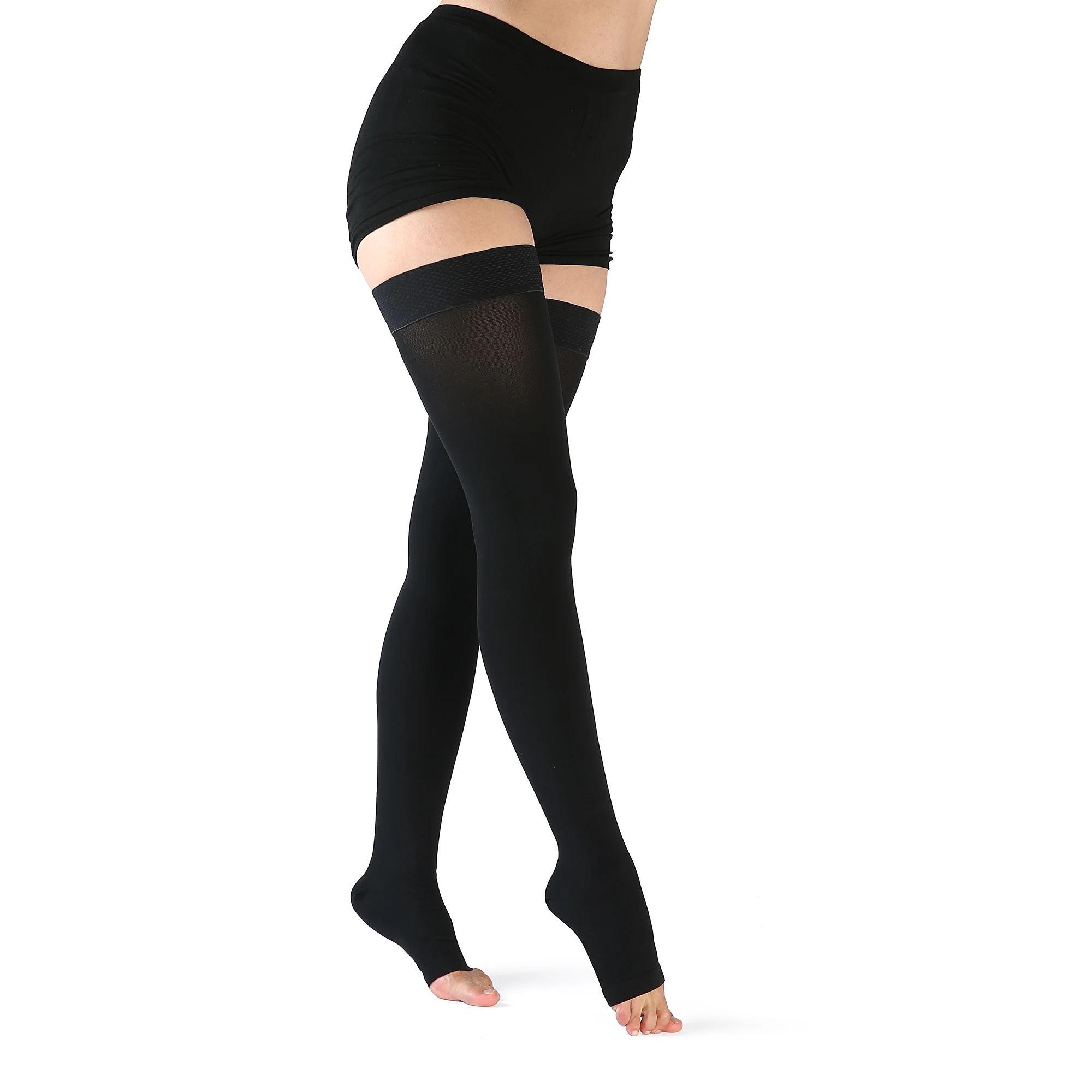 Thigh High Compression Stockings Support 15-20 MMHg Gradient Socks Men Women Treatment Swelling, Varicose Veins, Edema, Pregnanc