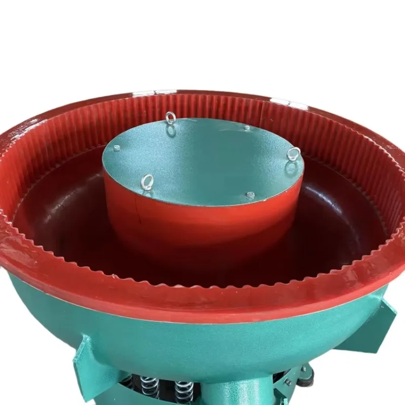 350L One-year Warranty Batch Pebble Stone Paint Mixed Edge Rounding Smooth Vibratory Polishing Machine