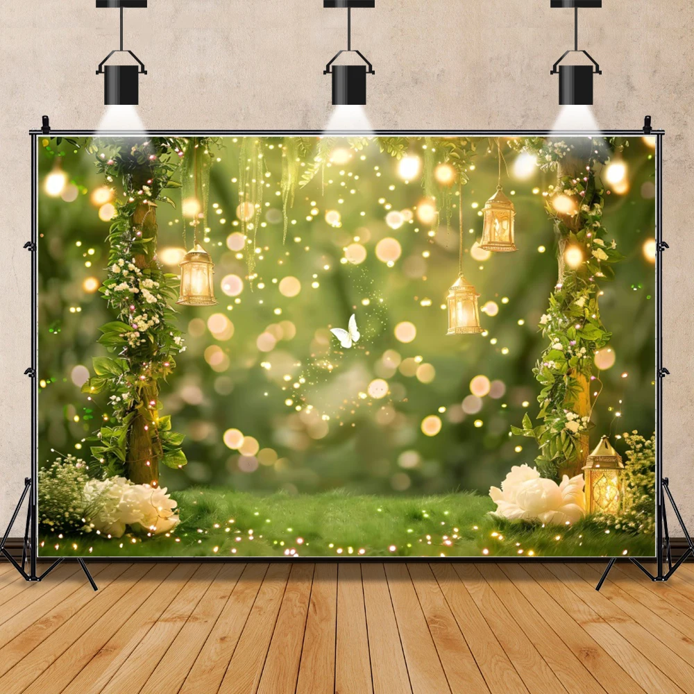 Fairy Tale Book Enchanted Forest Backdrop Fantasy Nature Jungle Fairy Princess Birthday Photography Background Photo Studio Prop