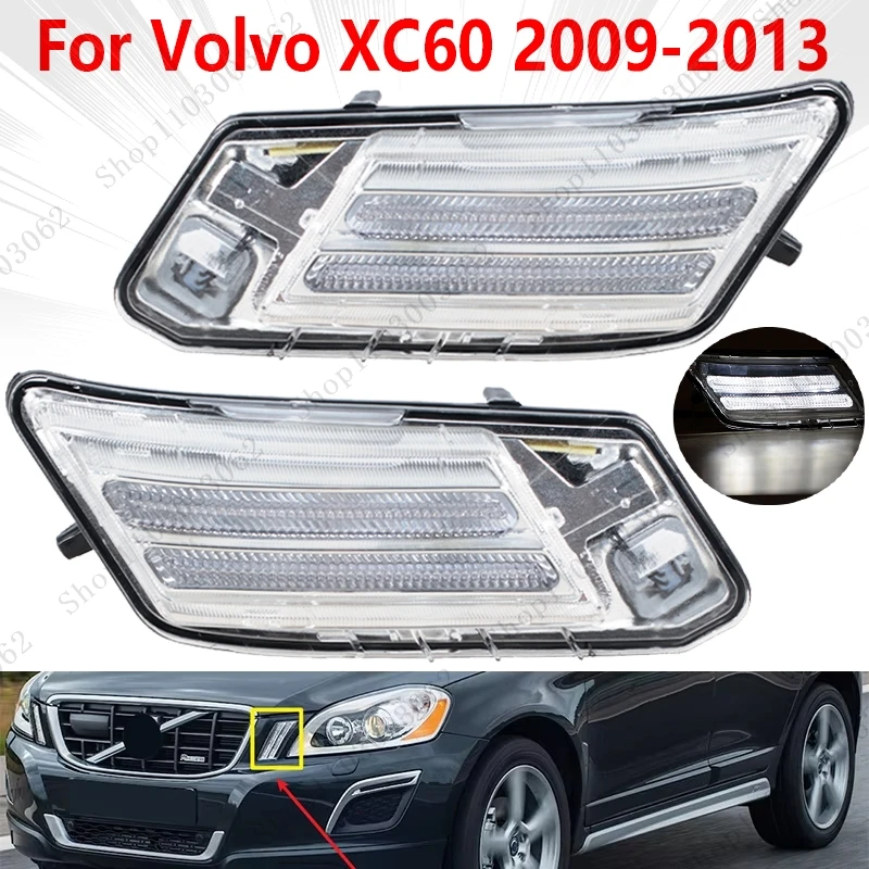 

Car Front Side Corner Light Turn Signal Indicator Side Marker Lamp Fog Light For Volvo XC60 2009 2010 2011 2012 2013