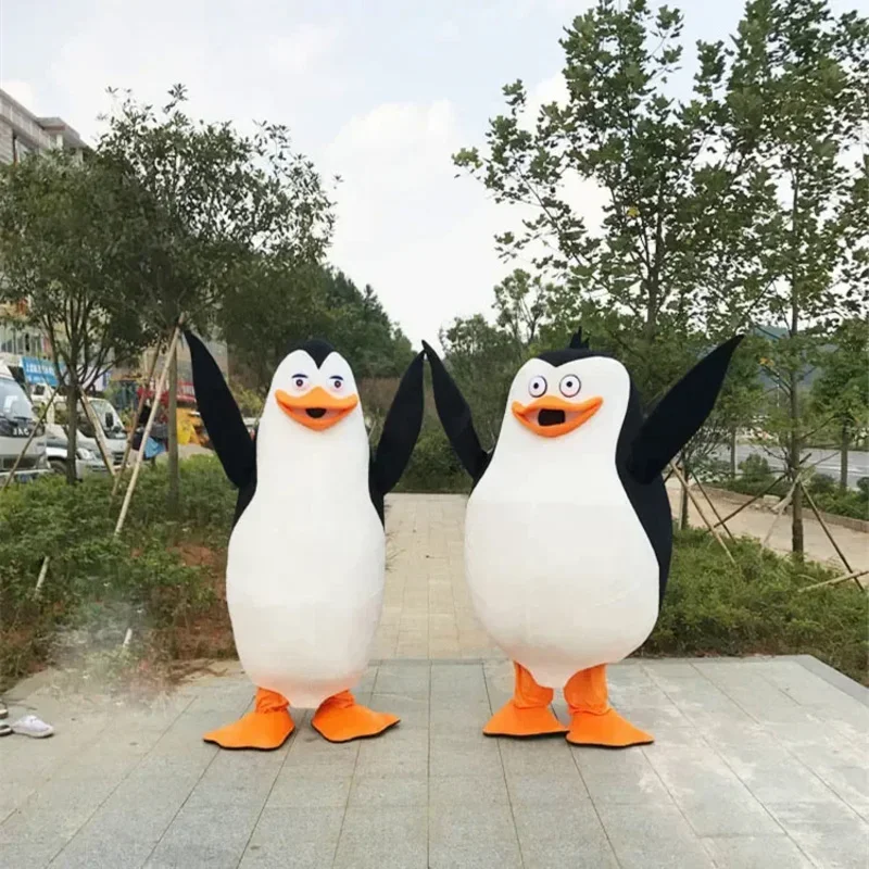 Cosplay pingüino personaje de dibujos animados disfraz de mascota ceremonia publicitaria vestido de lujo fiesta de cumpleaños Animal carnaval realizar accesorios M