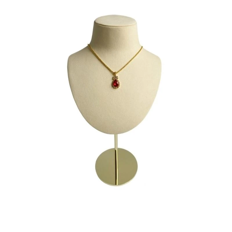 Stylish Portrait Model Jewelry Organizer Elegant Mannequin Necklace Organization and Display Rack Jewelry Display Stand