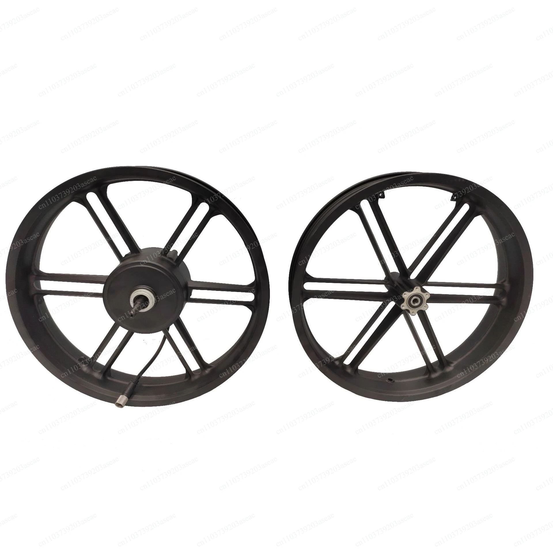 20 Inch Magnesium Alloy Integrated Wheel Hub Motor For Snow Electric Vehicle Scooter High Performance