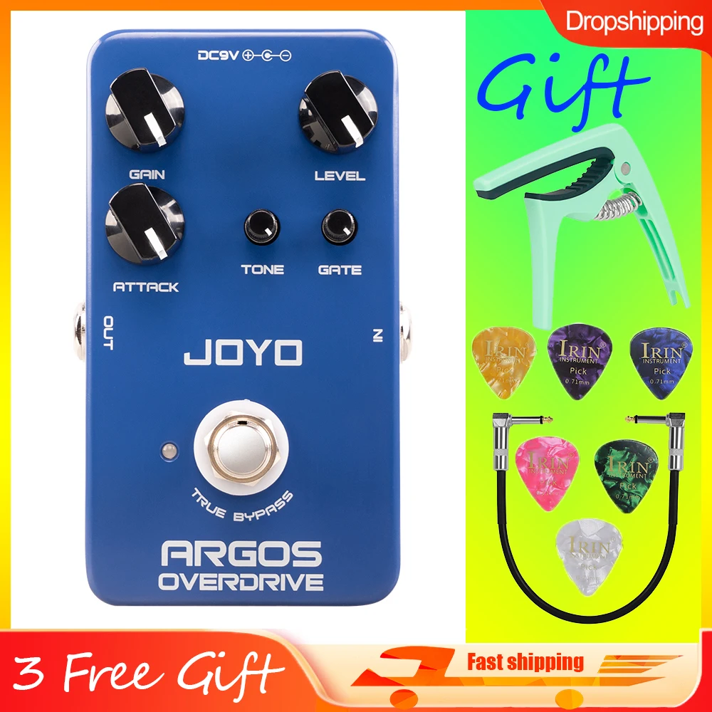 

JOYO JF-23 ARGOS OVERDRIVE Effects Pedal Multi-mode Guitar Effect Pedal Built-in Noise Gate True Bypass Guitar Pedal Accessories