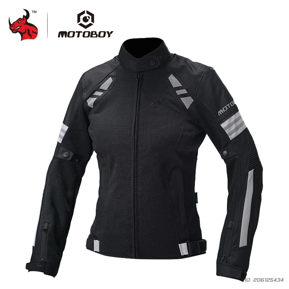 

Women's Motorcycle Jacket Summer Lightweight Breathable Mesh Motorcycle Riding Jacket Windproof Motorbike Jacket Women S-4XL