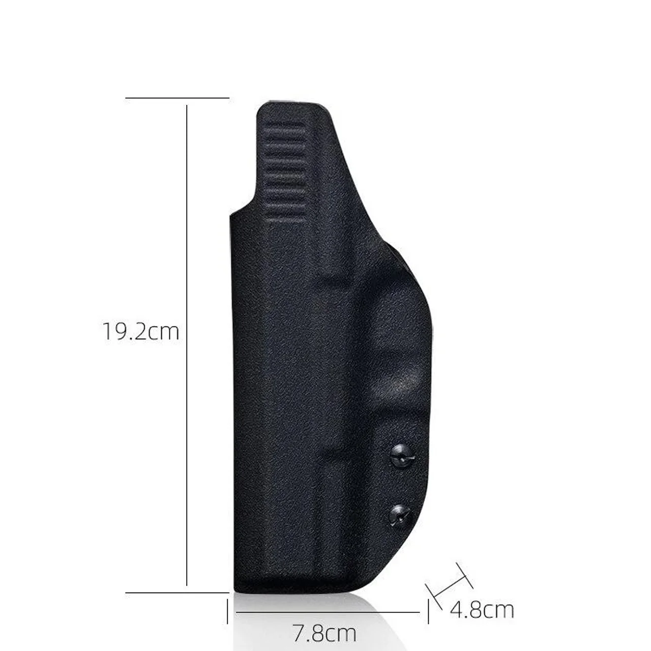Fondina Kydex nascosta per il trasporto interno della cintura Fondina per pistola IWB per G17 G22 G31 Custodia per pistola da caccia Beltclip