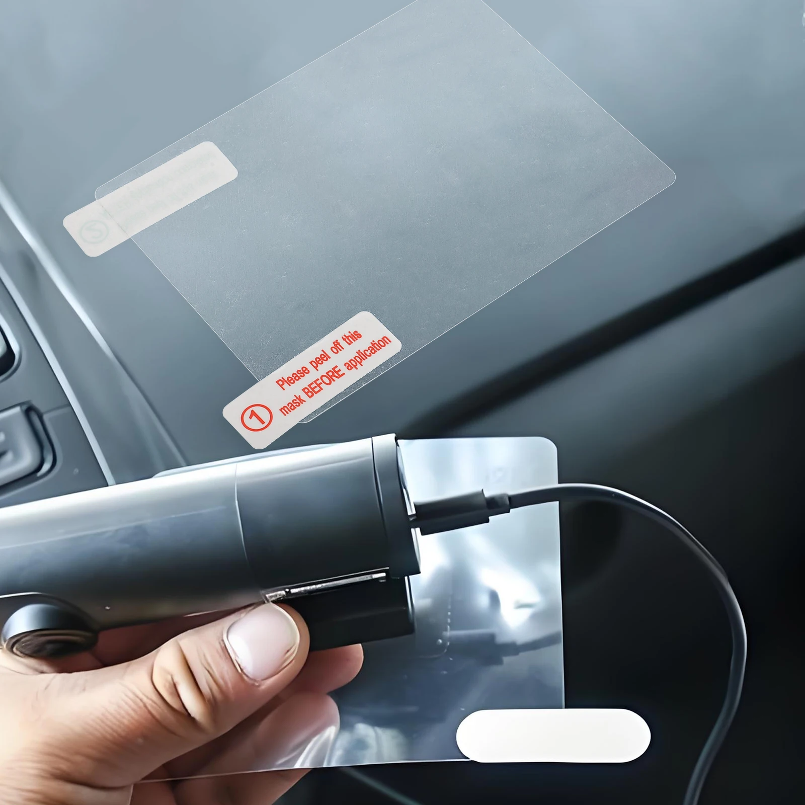 

10pcs Electrostatic For Dash Cam Windshield High Temp Resistant Transparent Adhesive Film Strong Adhesion Thickened Design