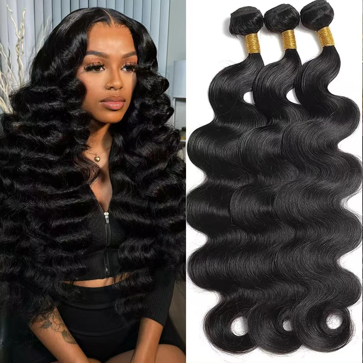 

Салонное качество 1/3/4 шт., объемные волны, пучки человеческих волос, 14-30 дюймов, бразильские наращивание человеческих волос, натуральный цвет, пучки плетения волос