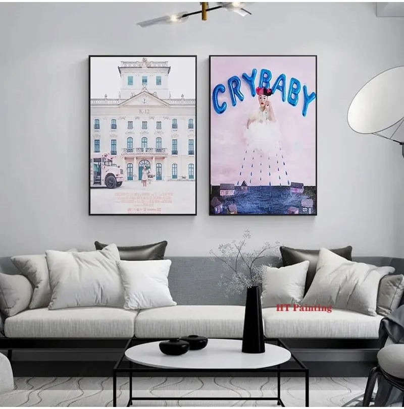 Melanie Martinez Singer Crybaby Music Album Poster Canvas Painting HD Printed Wall Art Pictures Room Home Decor Fans Gift