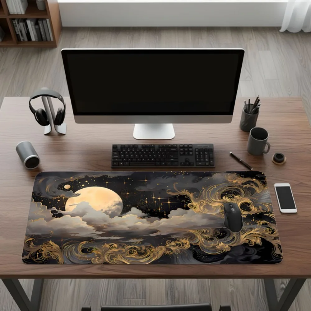Dreamy Moon Cloud Design desk organizers and trays tapis de souris alfombrillas para escritorio коврик для мышки