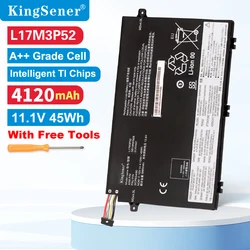 KingSener-Batterie pour ordinateur portable, Lenovo ThinkPad E480, E485, E490, E580, E585, E590, R480, R580, L17C3P51, L17M3P51, 01AV445, L17M3P52