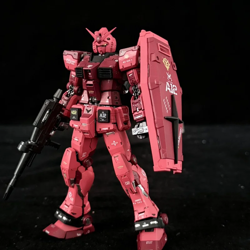 Fat Cat Mg 1/100 Rx-78 2.0 Wersja (Typ Rgu) Model do Składania z Ruchomymi Stawami Kolekcjonerskie Zestawy Robotów Zabawki Modele Prezent dla Dzieci