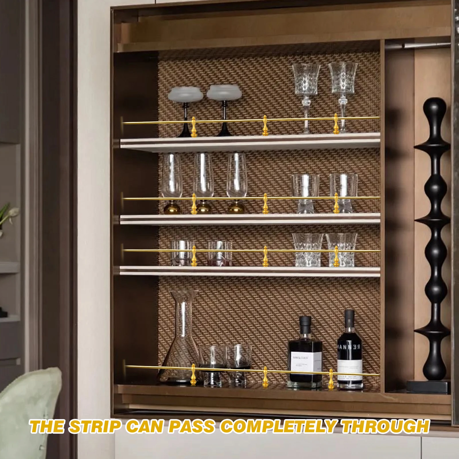 

4 PCS Fence Accessories Gallery Connector Post End for Indoor Furniture Accents Glass Cabinet Railing Metal Iron Sturdy