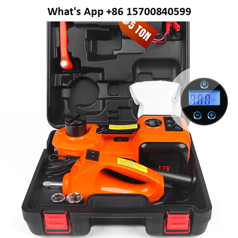

12V LCD digital display electric jack electric wrench inflatable tool
