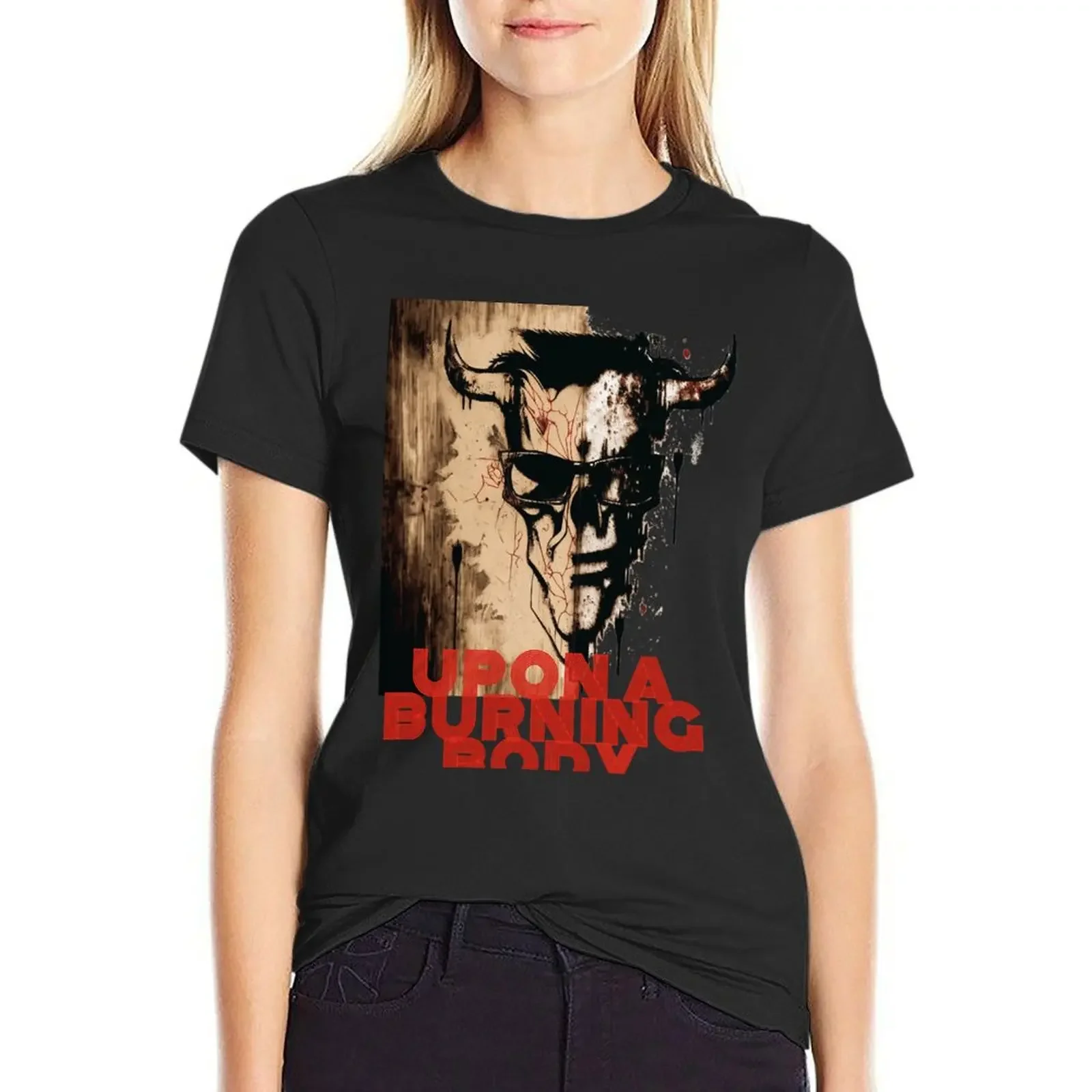 

Upon a burning body Sticker T-Shirt tops cute clothes anime clothes womans clothing