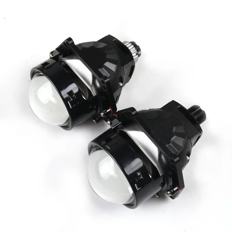 H4 H7 bi led lens car headlight parts light 3 inch retrofit led headlight in motorcycle auto lighting system H4 H7 bi led lens