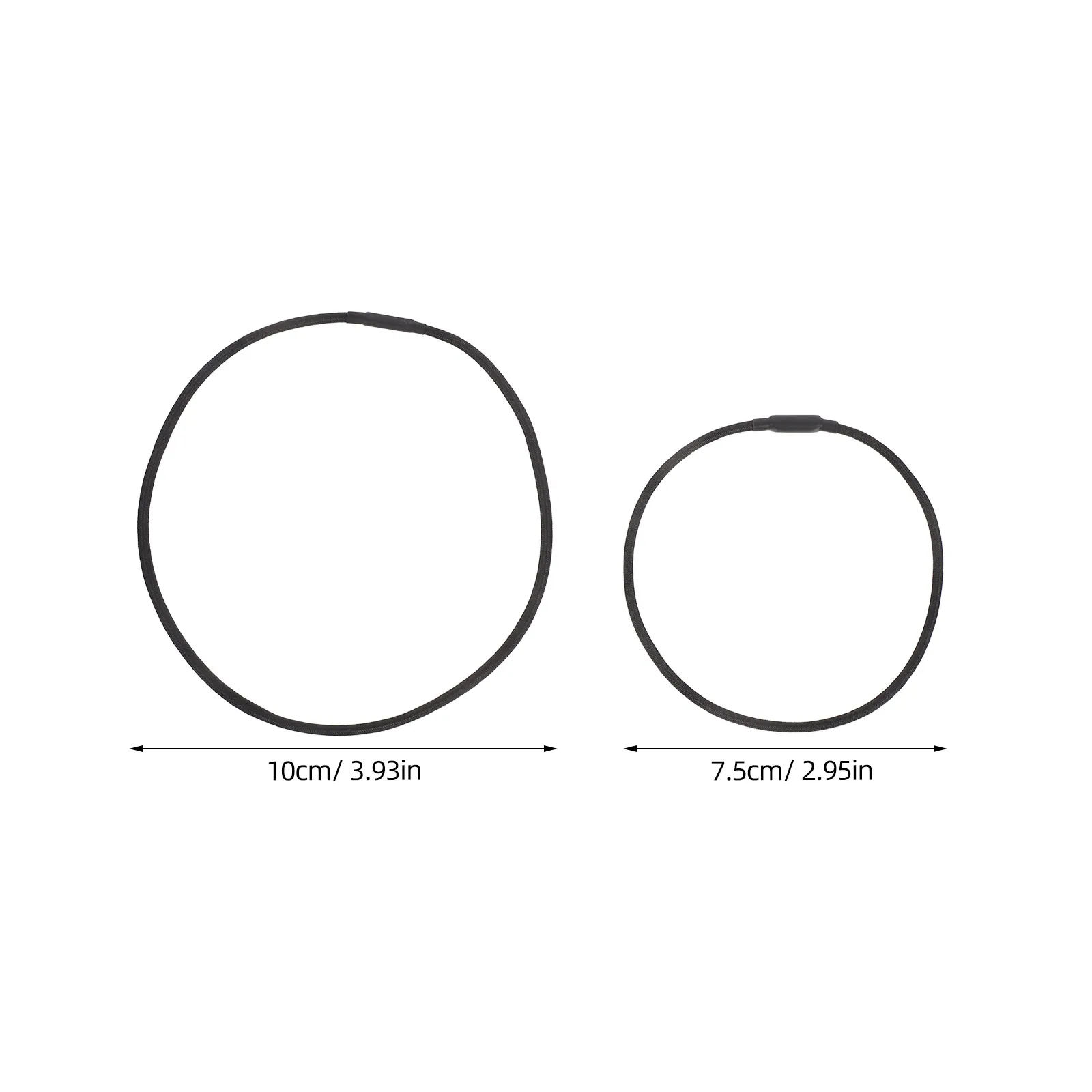 12Pcs Black Rubber Shock Mount Rings for Microphone Elastic Band Replacement Anti-Vibration Clips High Durability Universal