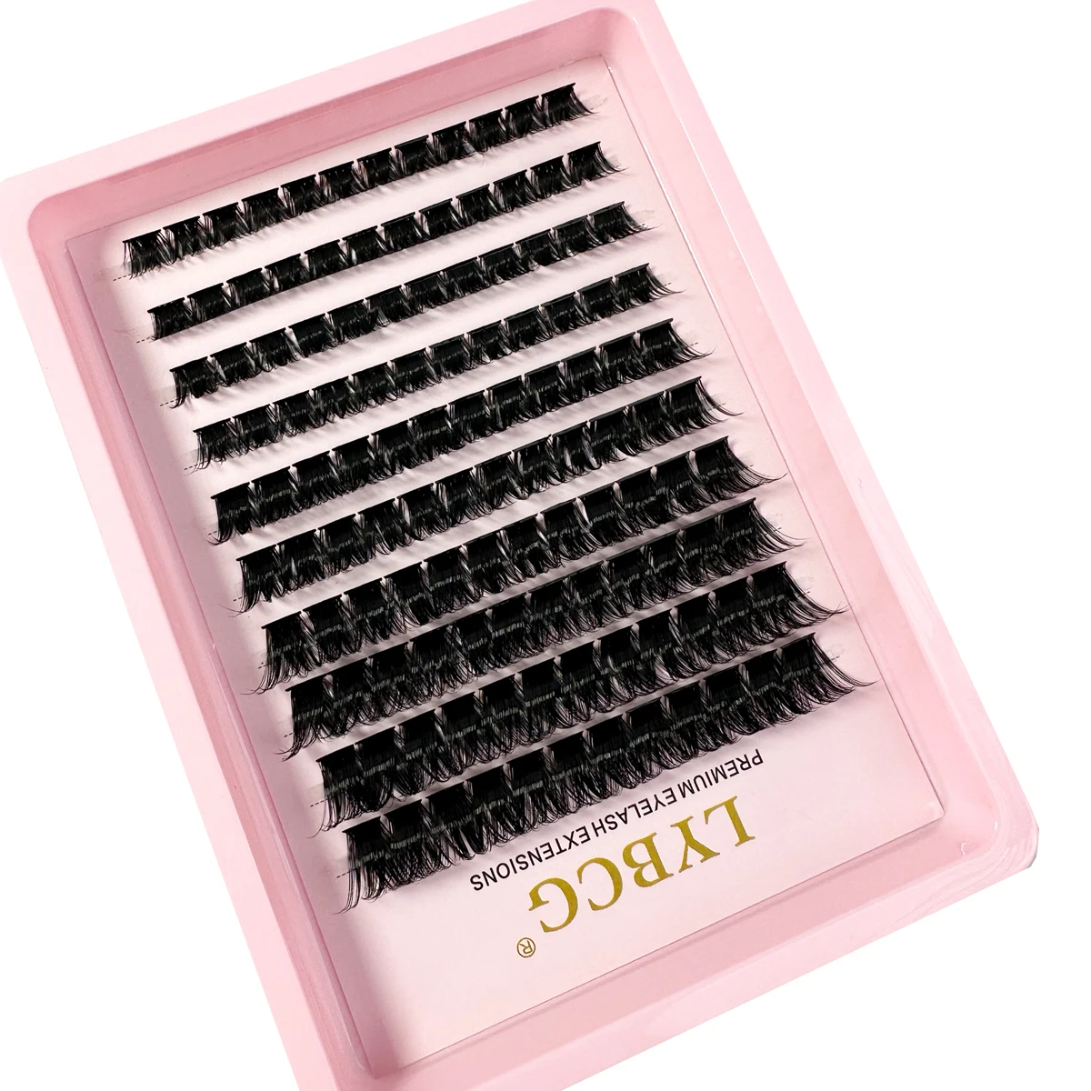 10 file 0.07MMDIY Cluster Ciglia finte individuali 10-18mm Ciglia finte soffici e sottili Strumenti per il trucco Strumenti per l'estensione delle ciglia Cilios