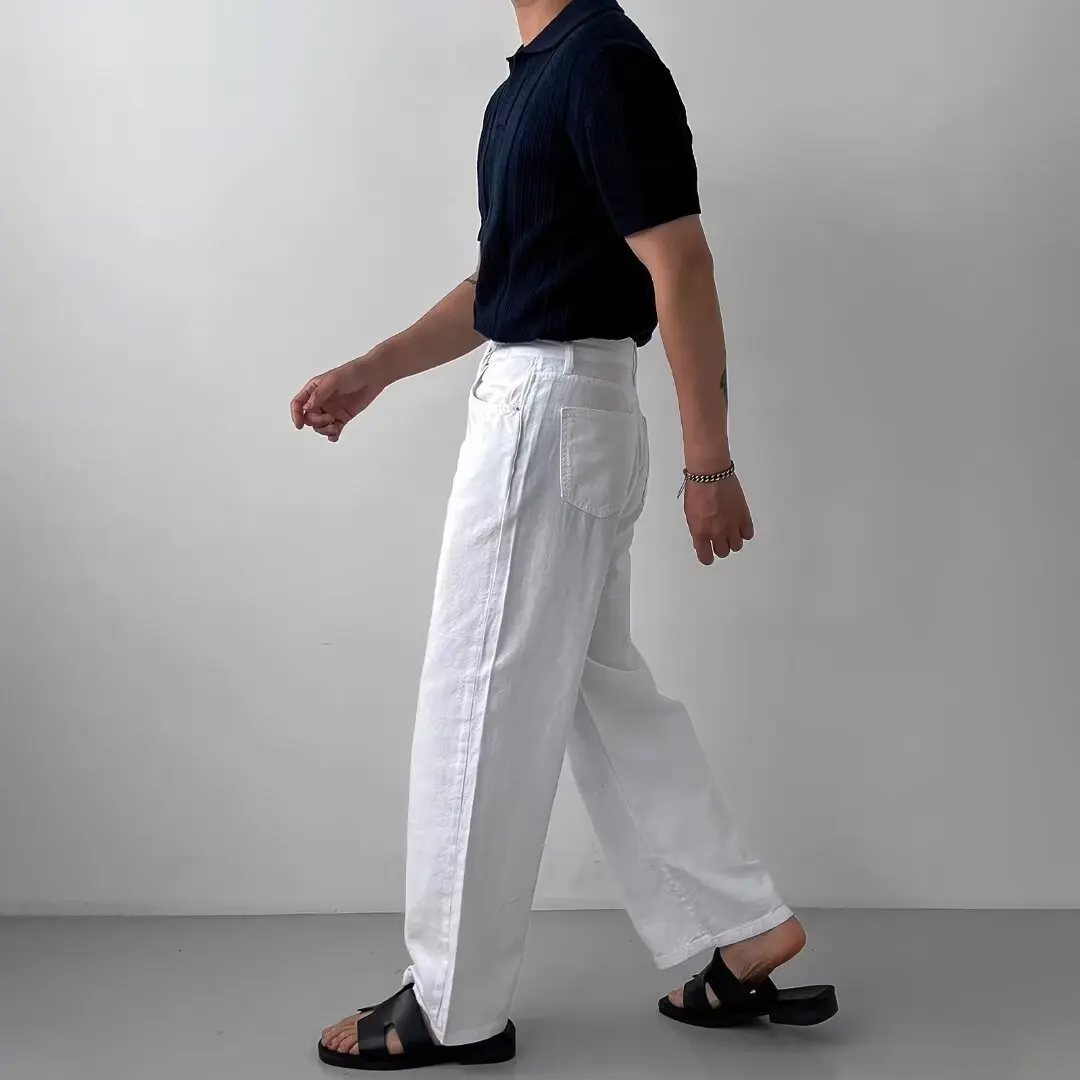 2026 New Summer Men's Fashion Hollow Out Polo Shirt Casual Solid Color Half Sleeve High Quality Knitted T Shirt Loose Trendy Top