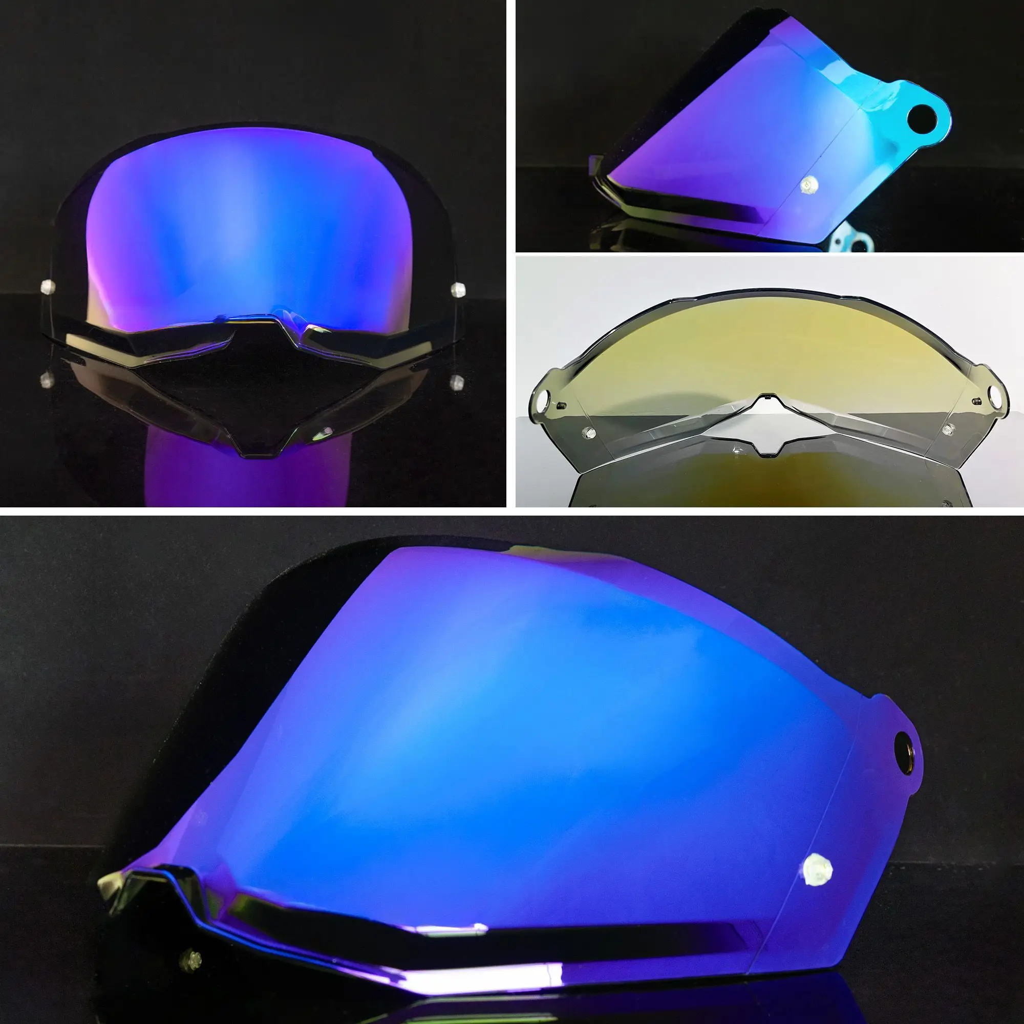 After‑market Replacement Helmet Visor Compatible with LS2 Off‑Road Helmet MX702 PIONEER MX701,  UV‑Protection Motorcycle Lens - view 4