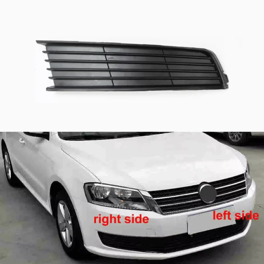 For Volkswagen VW Lavida 2013 2014 Car Accessories Fog Lamp Frame Front Bumper Lower Grille Trims Panel No Hole