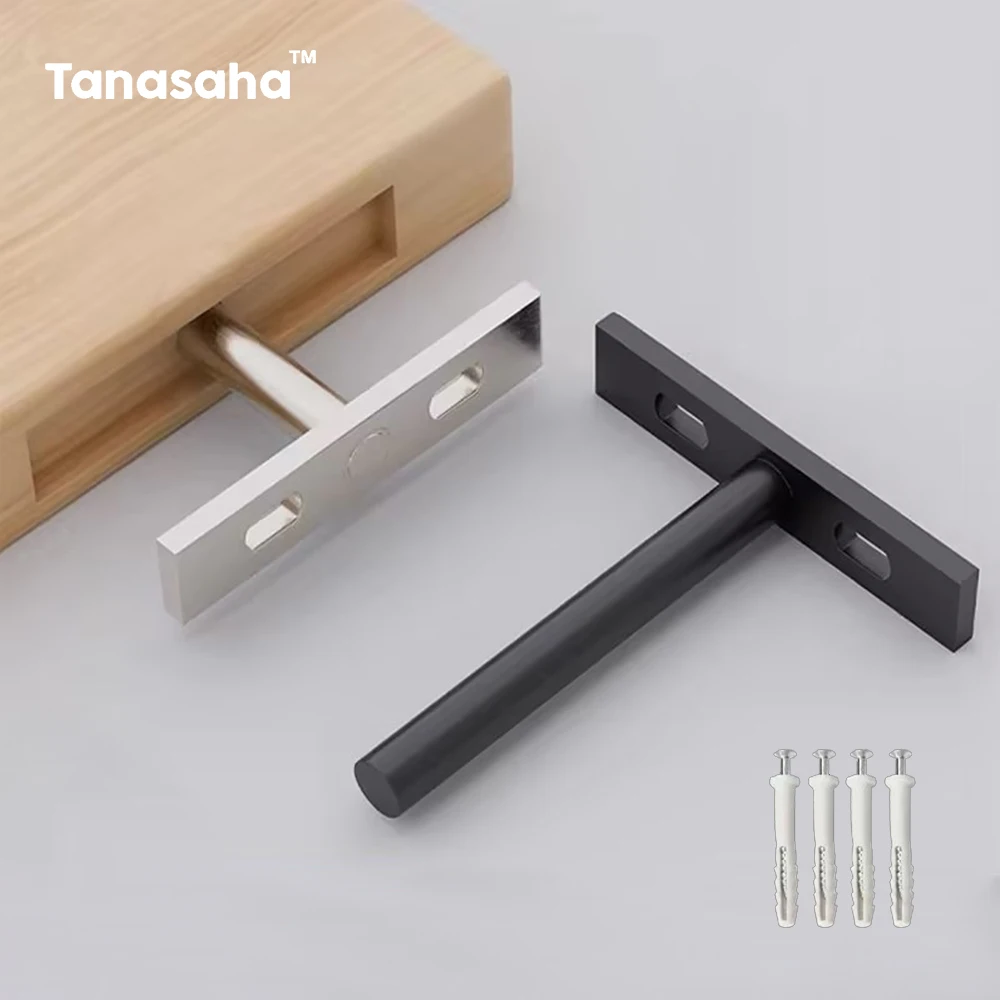 4PCS Hidden Floating Shelf Brackets Heavy Duty Wall Mount Shelf Storage Hidden Support Furniture Hardware Fittings