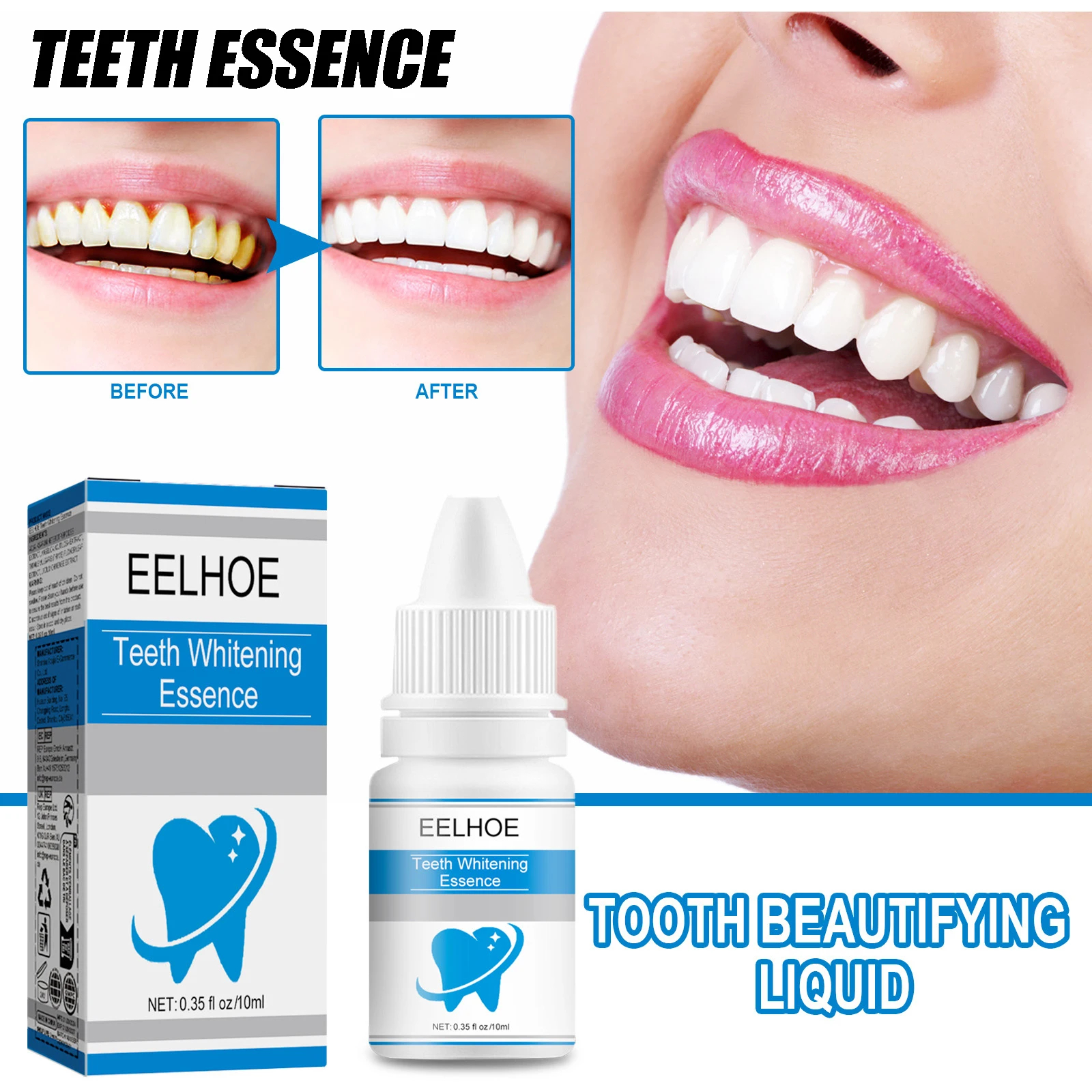 

Эссенция для зубов, эффективно удаляет пятна на зубах, сыворотка для гигиены полости рта, инструменты для чистки зубов, длительное свежее дыхание, 10 мл