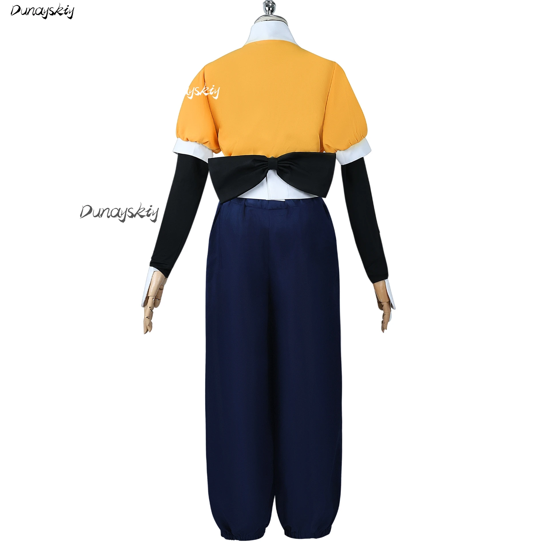 كيمونو أصفر كحلي بني ذيل حصان شعر مستعار مع الانفجارات أوشي نو كو كانا أريما تأثيري حلي مجموعة أنيمي يابانية تقليدية مخصصة