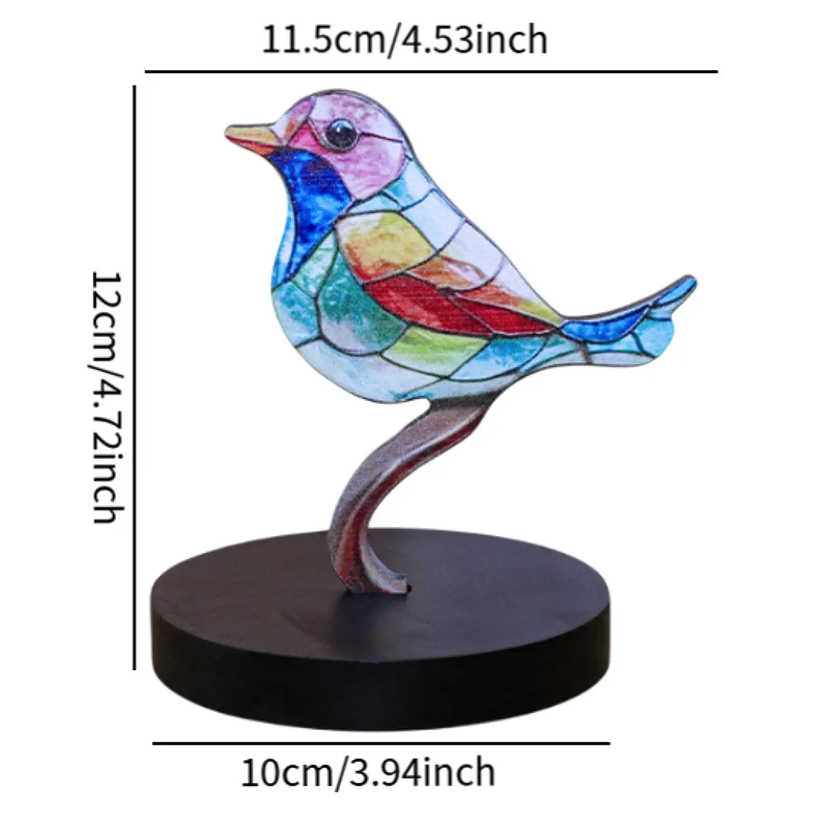 Bird Desktop Ornament Desktop Decoration Gift Art Decorative Bird on Branch