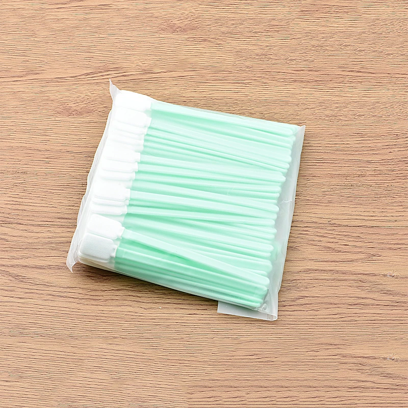 2packs Double Layer Polyester Head Cleaning Swabs Dust-Free Sticks for Printers