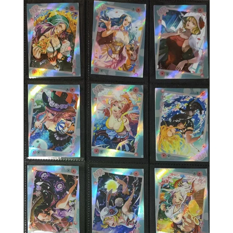 Anime ONE PIECE Rare SCR SGR LR PLD SP Refractive Flash Cards Nami Robin Yamato Toys for boys Collectible Cards Birthday Gifts