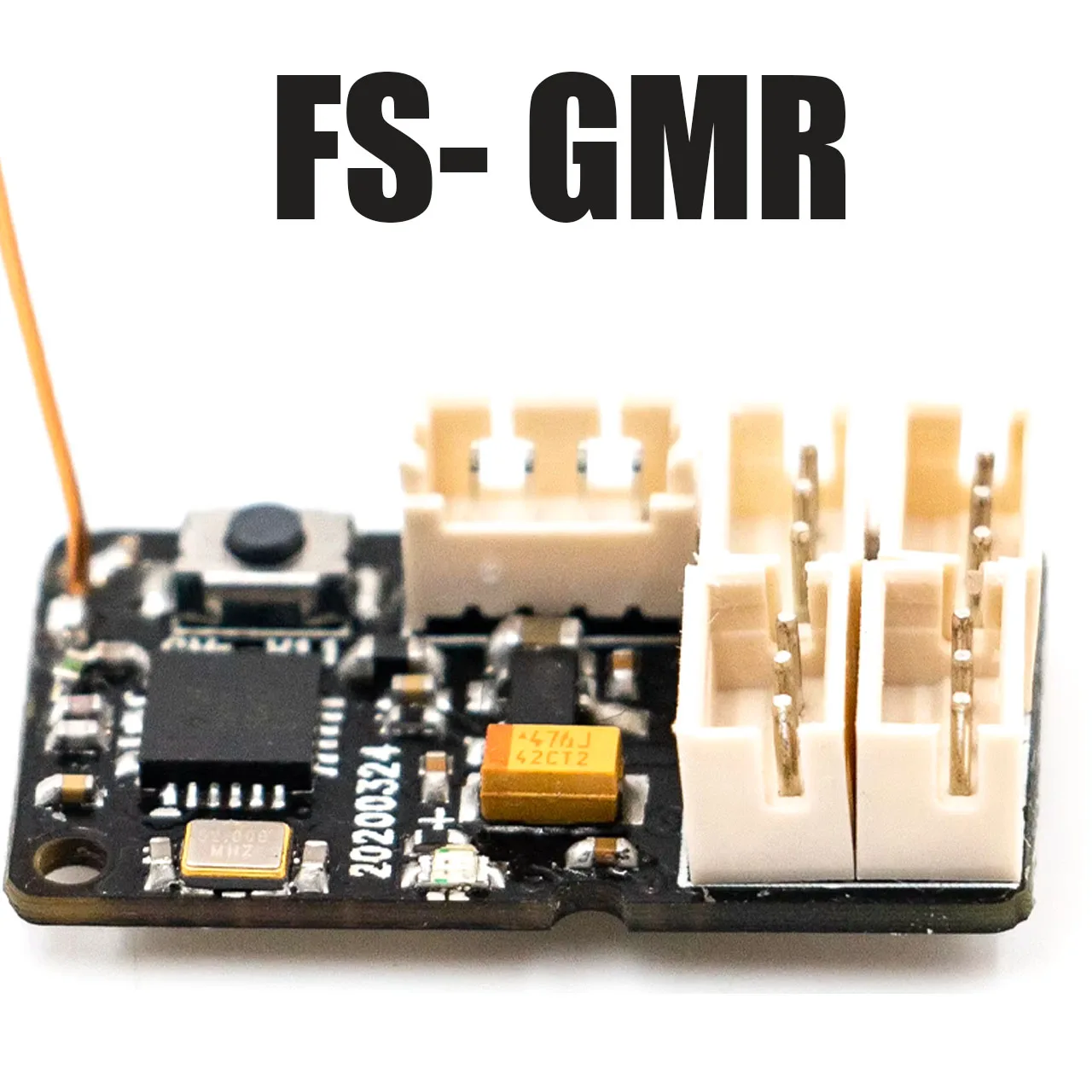 FLYSKY Receiver GMr 2.4GHz 4CH AFHDS3,PWM Output,for NB4/NB4 Lite Transmitters DIY Replacement for RC Racing Vehicle Drifting