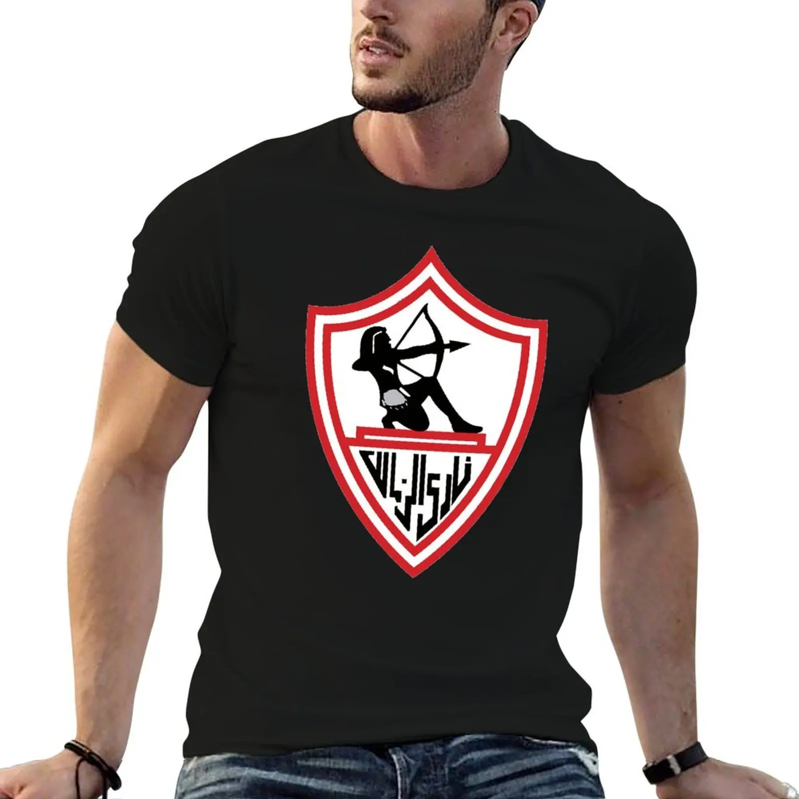 

Zamalek T-Shirt t shirts for man graphic vintage man t shirt summer T-Shirt