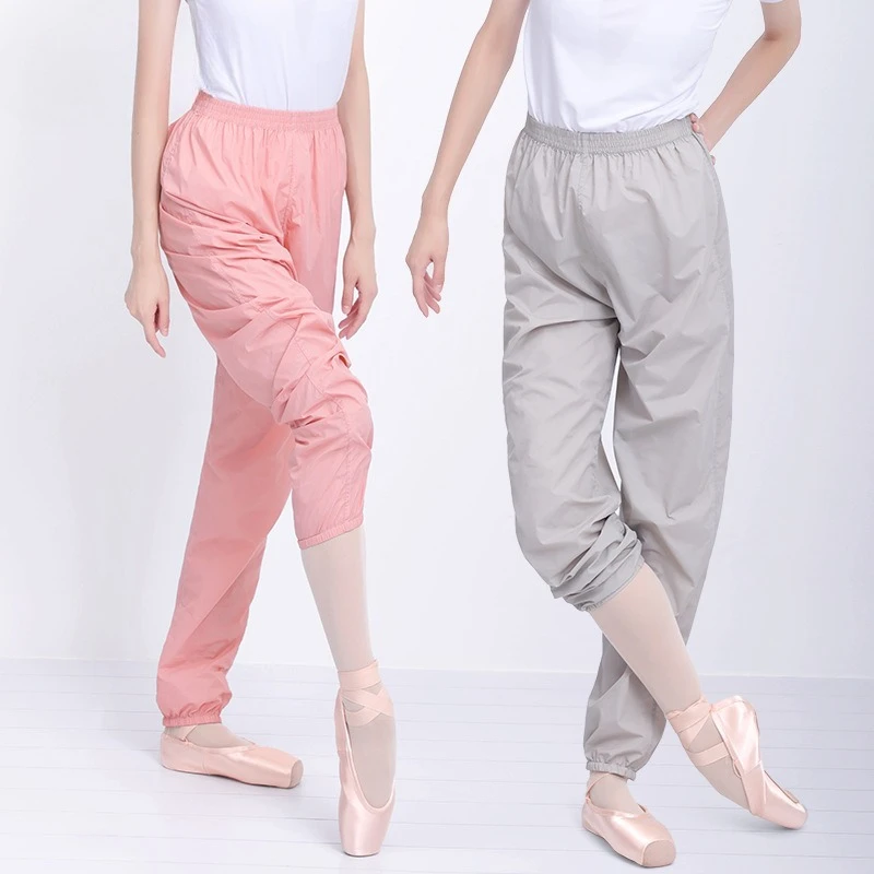 

Dance Warm-Up Pants Women's Ballet Practice Pants Lightweight and Breathable Adult Body Conditioning Pants Stretch Cuffed Design