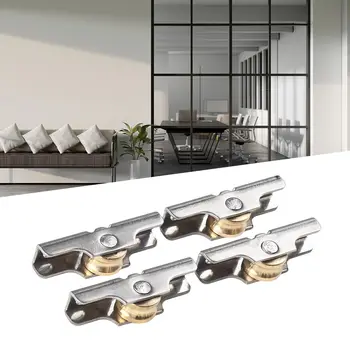 4個不鏽鋼窗扇滑輪滑動門滾輪軌道滑輪家具門五金靜音輪 8 最佳銷售 滑動門輪 - №8