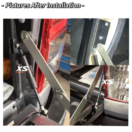 Imagen 2 del producto Amortiguadores de asistencia para puerta trasera, amortiguador de soporte de elevación para Toyota Hilux Revo 2015-2024 GUN125 GUN126, 2 uds.