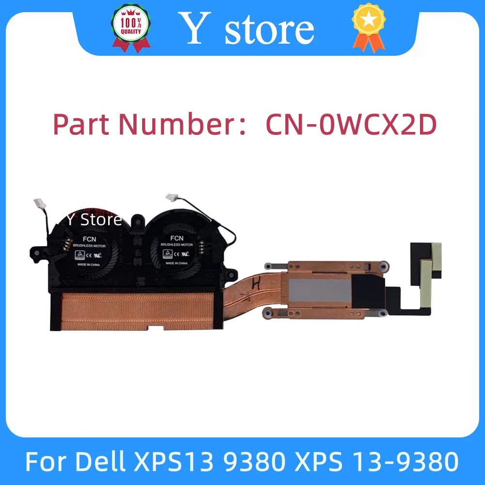 

Кулер для охлаждения процессора ноутбука Dell XPS13 9380 XPS 13-9380, WCX2D 0WCX2D AT2Q0001DT0