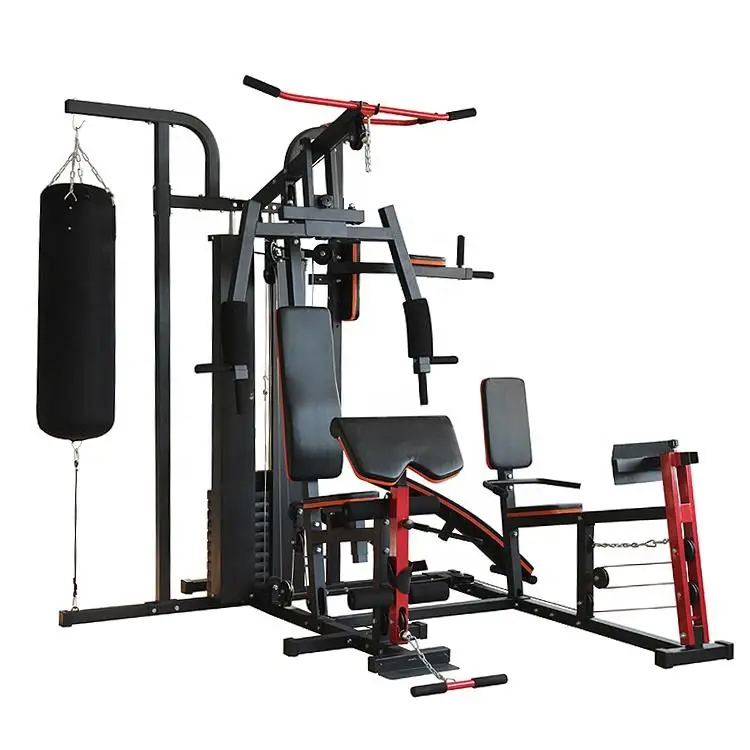 Hot Sale High Quality Steel Integrated Gym Trainer 60kg Weight Stack Multifunction Home Gym Equipment For Commercial Use
