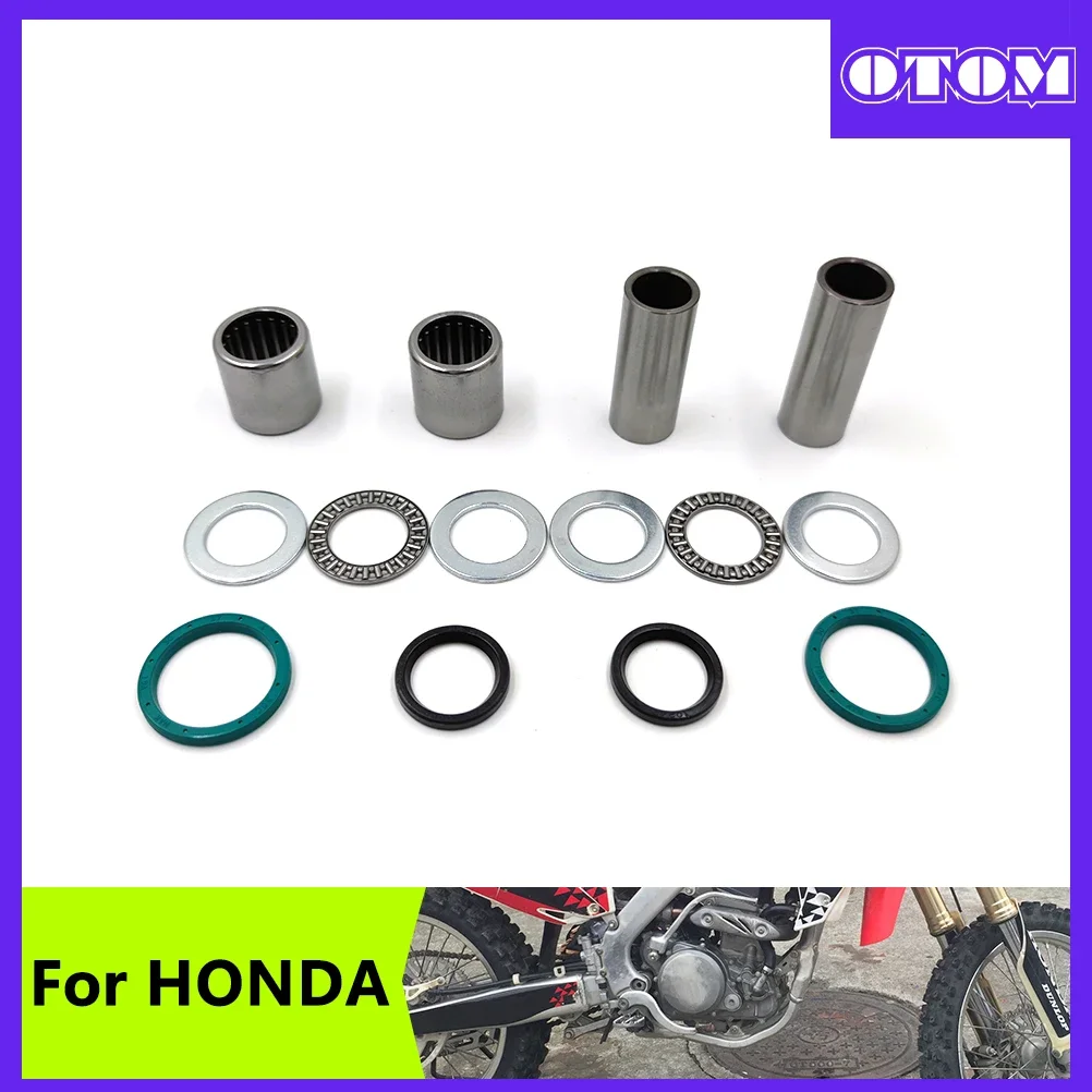 

OTOM комплект для обслуживания поворотного дуги для мотокросса, втулка сальника подшипника поворотного дуги для HONDA CRF250R 10-13 CRF450R 05-12 CRF450X 05-17