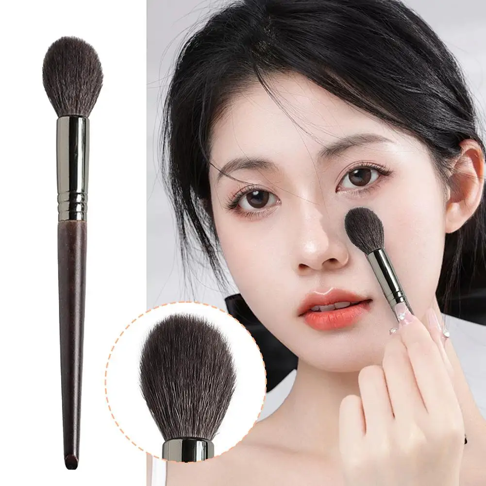 1 pezzo perfetto pennello professionale individuale per il viso pennello per trucco cosmetico fard in polvere impostazione base accessorio cosmetico