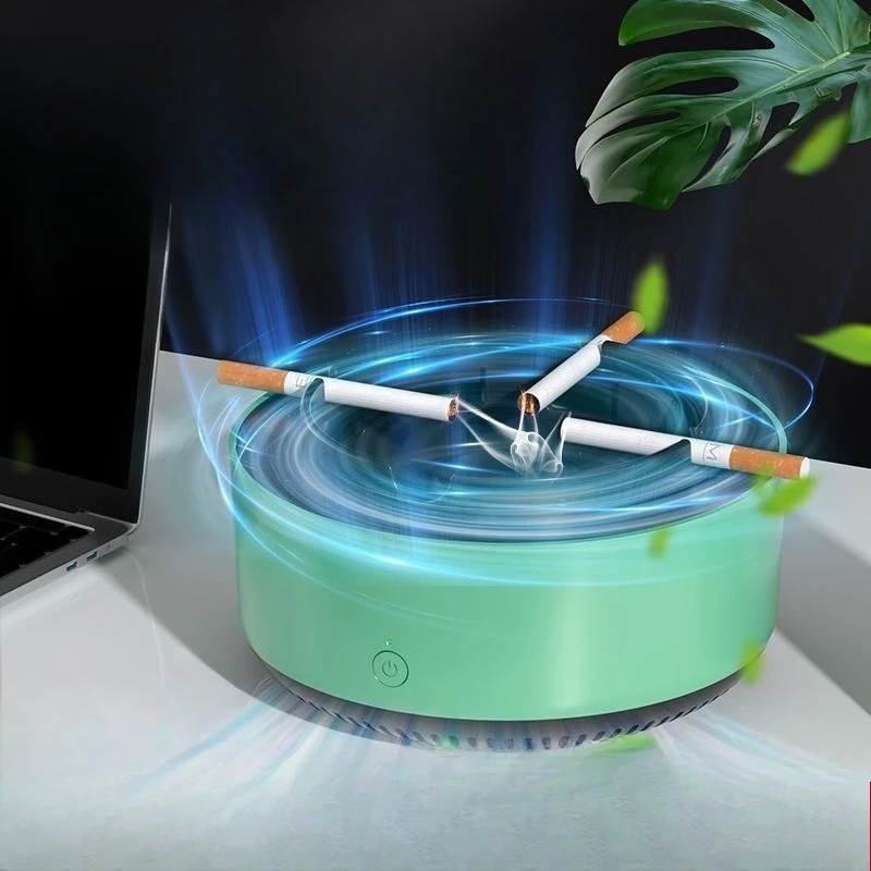 Smart Smokeless Ashtray Purifier Instantly Removes Secondhand Smoke Tobacco Odors Ash Tray Smoker Filter second-hand smoke