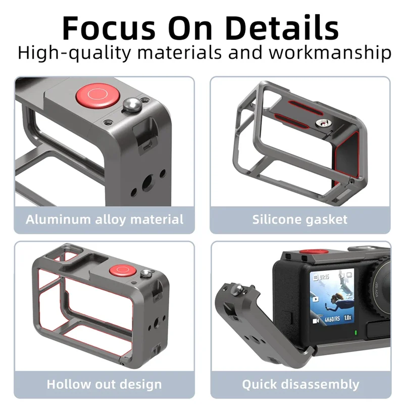 �y�Z�[�����zABSQ- �P�[�W�ی�t���[�� DJI �A�N�V���� 5 �v��/4/3 �A���~���� DJI �A�N�V���� 5 �v��/4/3 �ی�t���[��